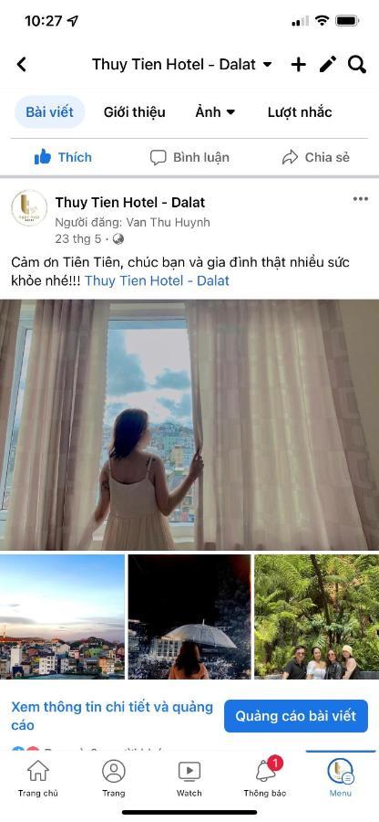 Khach San Thuy Tien Otel Da Lat Dış mekan fotoğraf